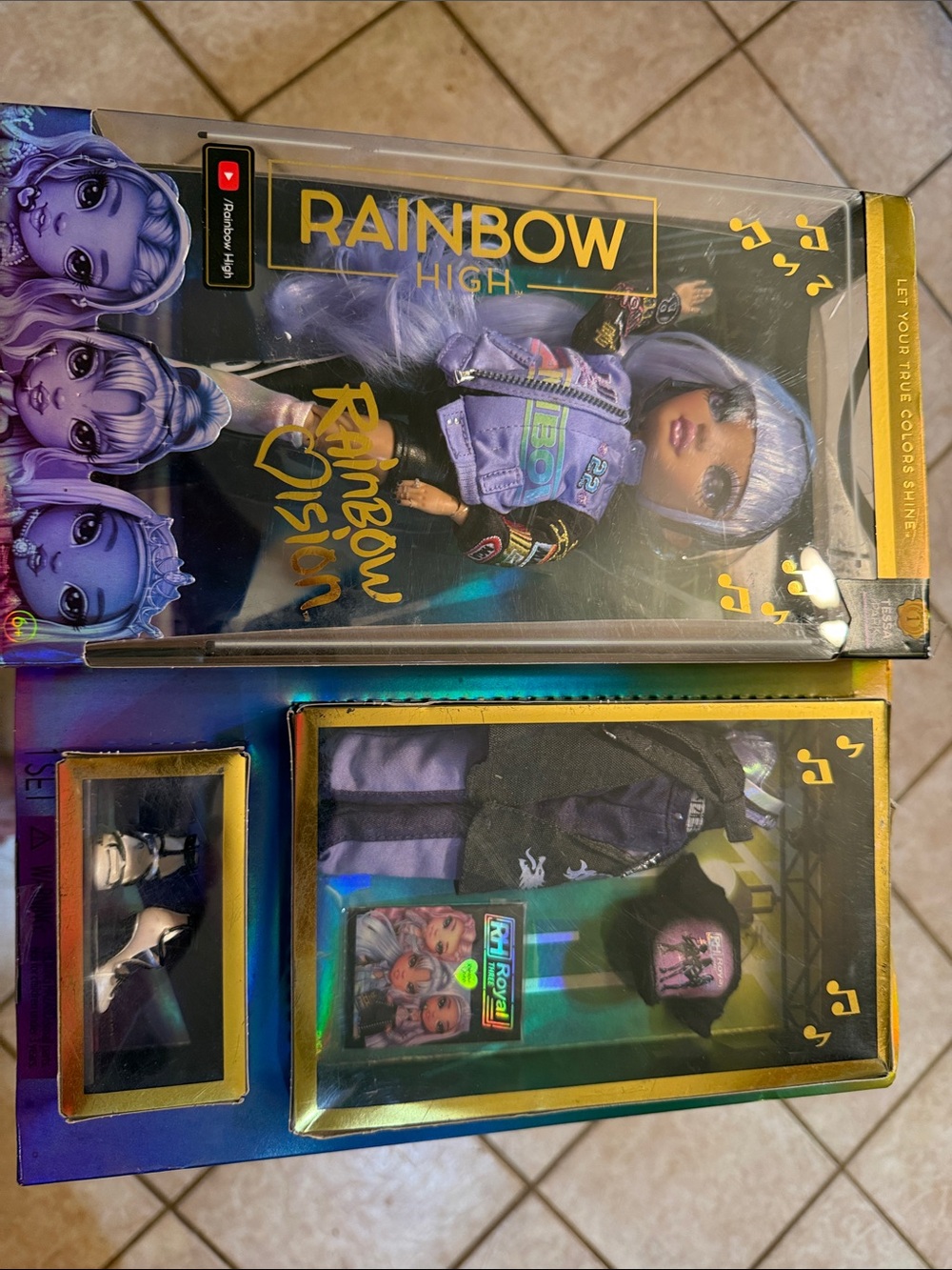 Rainbow Lavender Stage Outfit by Rainbow - Purple Jacket and Accessories